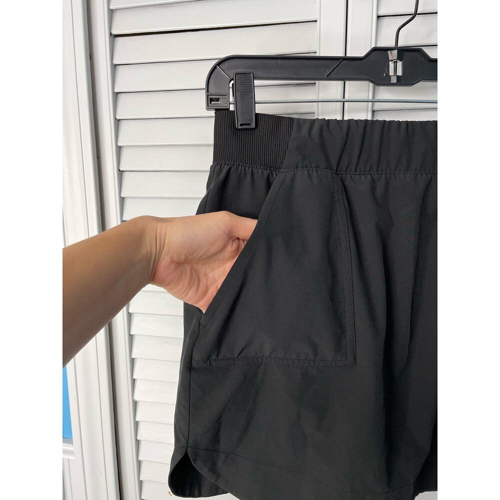 Apana black athletic pull on stretch skort pockets women's size small - Picture 2 of 5
